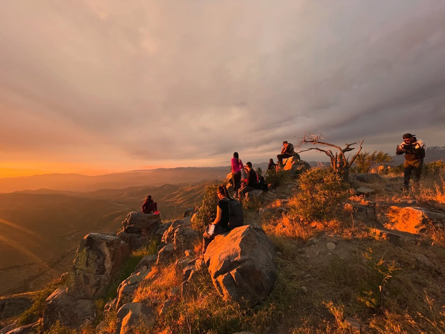 Cerro Curamávida y camino del Inca