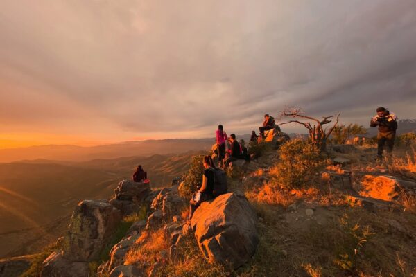 Cerro Curamávida y camino del Inca