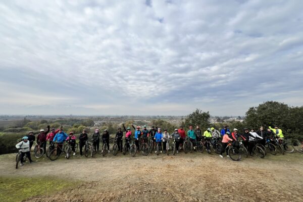 En bici teando